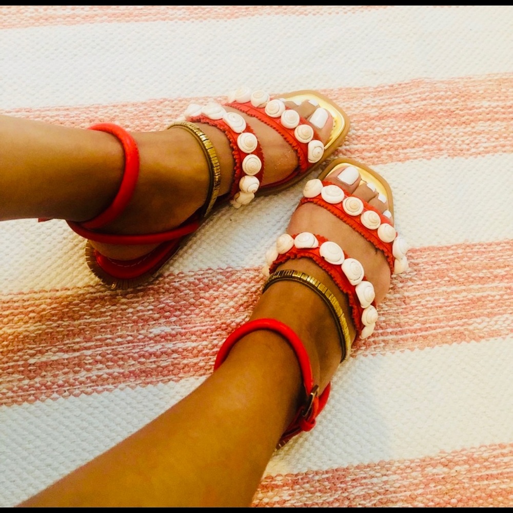 Tory Burch Sinclair seashell sandals 🐚 - Picture 3 of 8